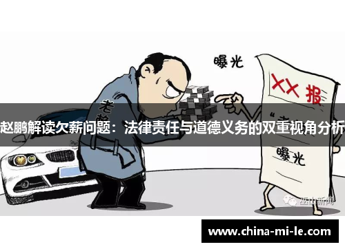 赵鹏解读欠薪问题：法律责任与道德义务的双重视角分析