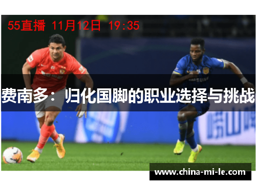 费南多：归化国脚的职业选择与挑战